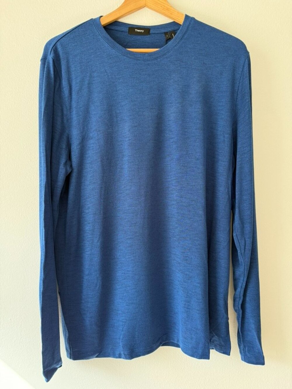 Brand New Theory Blue Long-Sleeve Tee Large